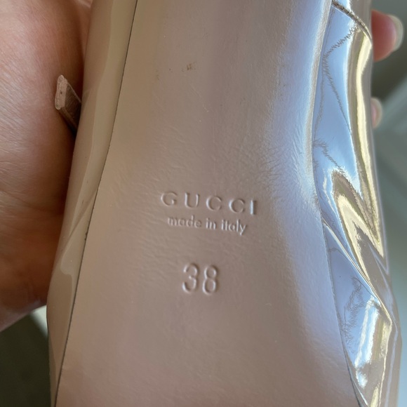 GUCCI heels platform blush size 38 - Picture 10 of 10